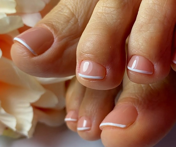 Foto de trabajo de pedicura